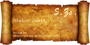 Stolcz Zsolt névjegykártya
